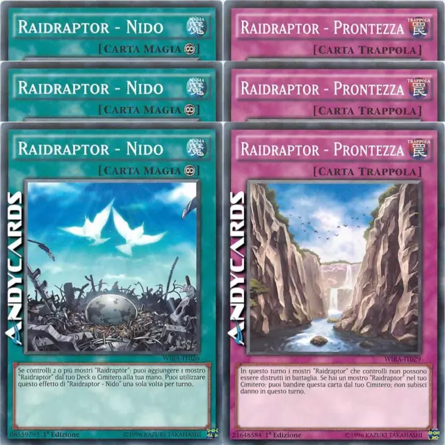 3x RAIDRAPTOR - NIDO +3x RAIDRAPTOR - PRONTEZZA • Comune WIRA IT026 WIRA IT029