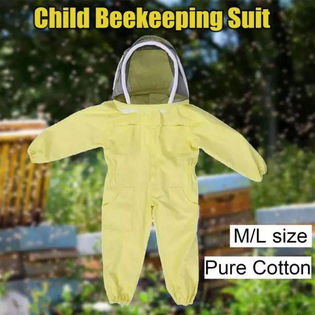 Beekeeping Protective Suit Full Body Beekeeper Jacket Costume for Kids Boys