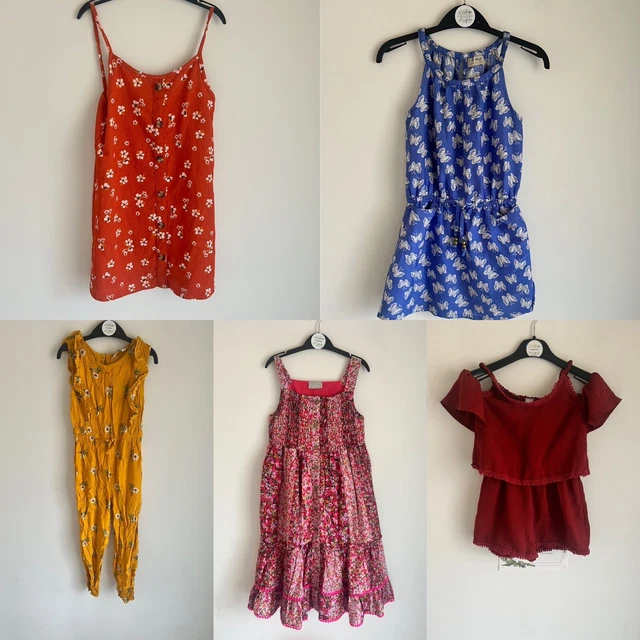 Girls Summer Dress/ Outfit Bundle Age 6-7 Years, 5 Items 🍃benefits Charity 🍃