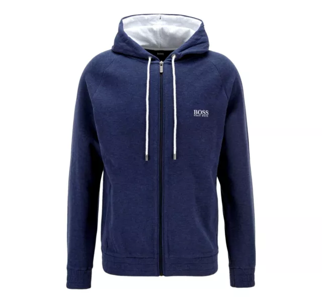 HUGO BOSS Felpa con cappuccio melange double-face Mod. Cashmere Jacket  50396856
