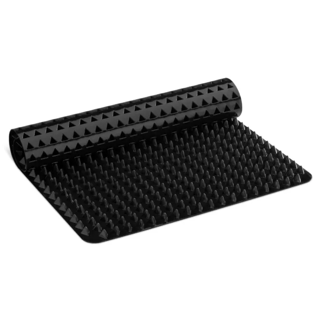 Tapete de silicona antiadherente para asar hornear de 40 x 29.5 x 0.5 CM negro