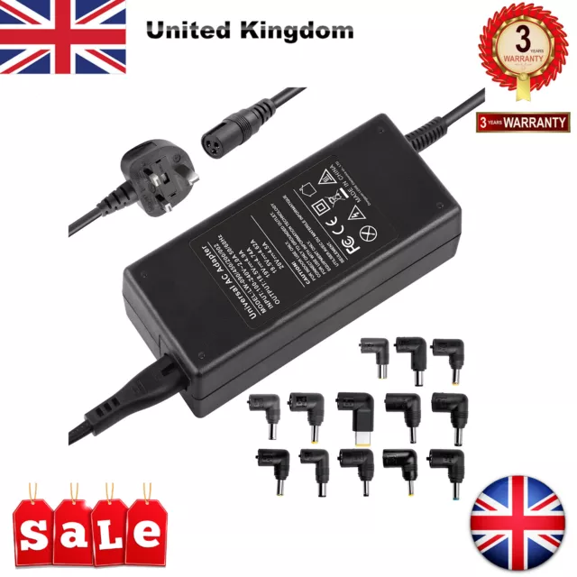 90W Universal Laptop Charger Adapter for HP Dell Toshiba IBM Lenovo Acer ASUS UK