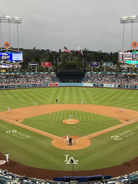 2 Tickets Nationals vs Dodgers WEDNESDAY 4/17 Sec 1RS Row B (MLB BALLPARK APP) 2