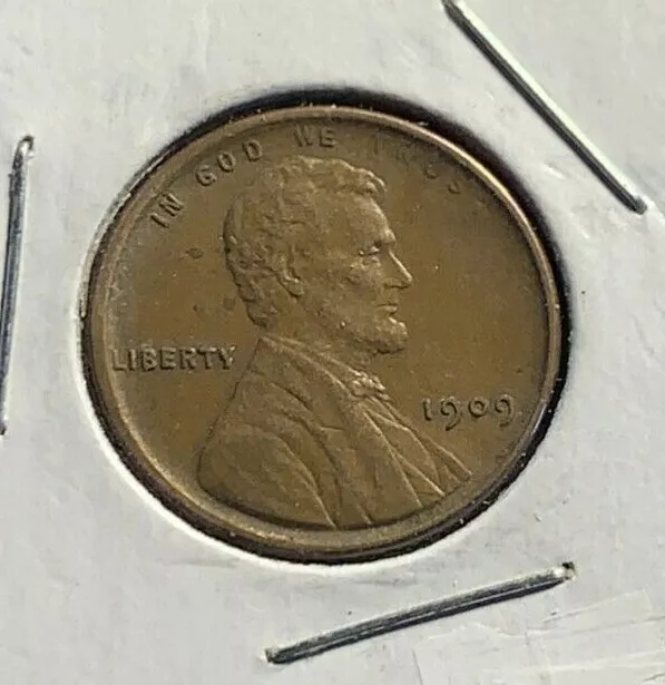 1909-P VDB Lincoln Wheat Cent Penny (AU/BU - Brown) - Old U.S. Coins