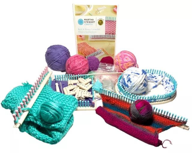 Martha Stewart Crafts Knit & Weave Loom Kit
