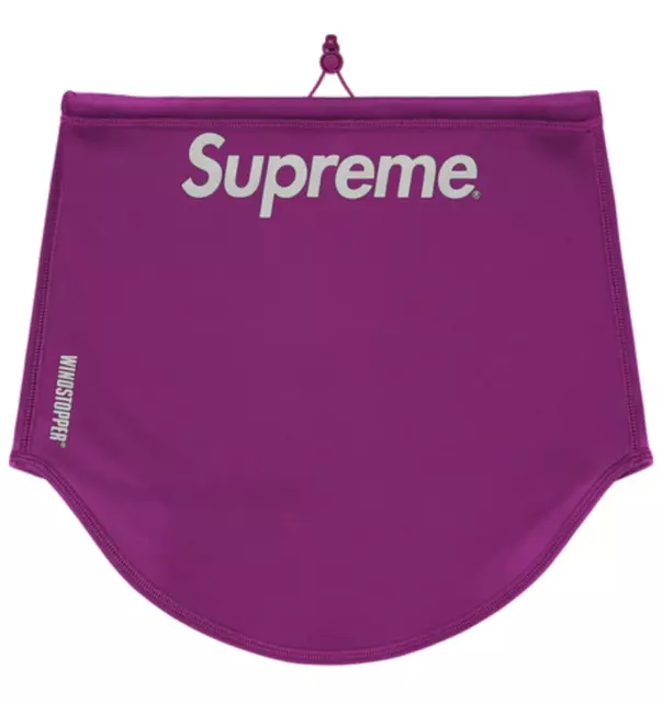 Supreme Windstopper Neck Gaiter (Purple) Fw21 Facemask Fw23 Box Logo Hoodie