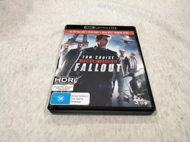 MISSION IMPOSSIBLE FALLOUT 4K Ultra HD Blu Ray 33.33 PicClick AU