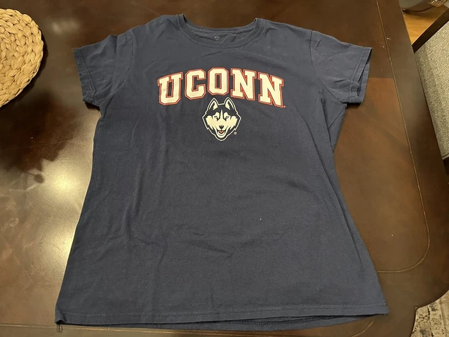 UConn Huskies Shirt Sz L Womens