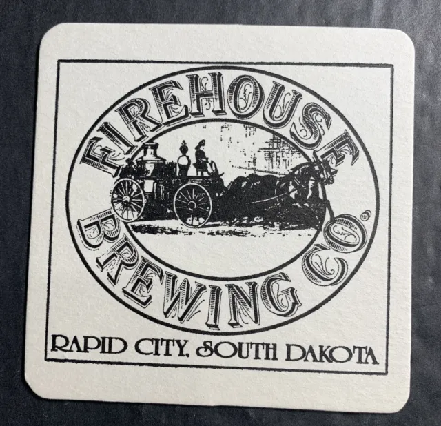 Firehouse Craft Beer Coaster Rapid City South Dakota￼