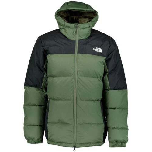 Piumino The North Face Diablo 700 Nylon Cappuccio Uomo Verde/Nero - TAGLIA L