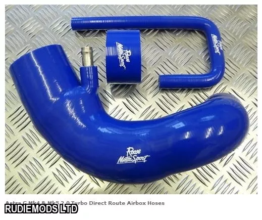 Vauxhall Astra H VXR Direct Route Airbox Silicone Hose Kit Roose Motorsport