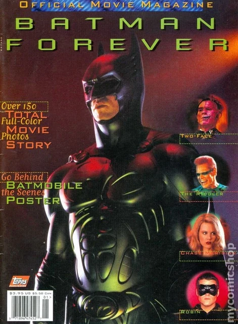 BATMAN FOREVER OFFICIAL Movie Magazine 1A VG 1995 Stock Image Low Grade ...