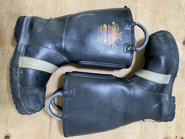 2018 Thorogood Hellfire Men's 11 Wide Structural Firefighting Steel Toe Boots