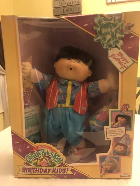 Cabbage Patch Kids Birthday Kids First Series Original With Accesories In Box