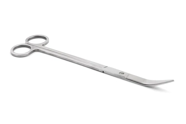 25cm Aquarium Curved Scissors Stainless Steel