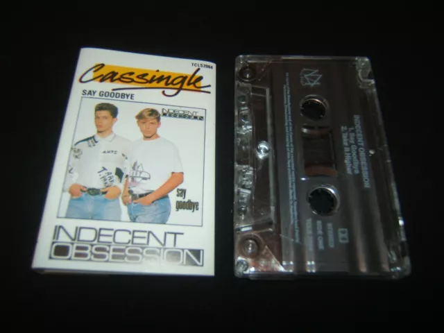 Indecent Obsession Say Goodbye Australian Cassette Tape