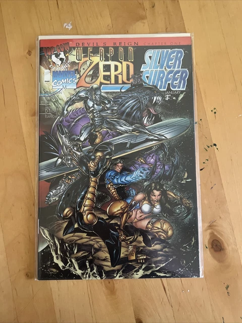 Weapon Zero / Silver Surfer #1C Jan. 1997 Marvel Comics Marc Silvestri Variant