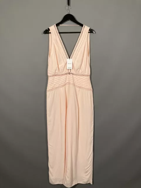 REISS MAEVE RESORT PRINT Jumpsuit - UK14 - Blush - New With Defect - Women’s