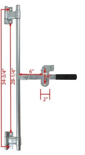 Heavy-Duty Cam Bar Trailer Latch Lock Handle For Enclosed Cargo Trailers – TBL55R