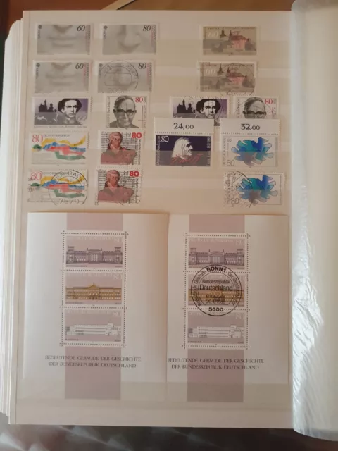 Briefmarken Bundesrepublik Deutschland/ Berlin, im Album, postfrisch/gestempelt