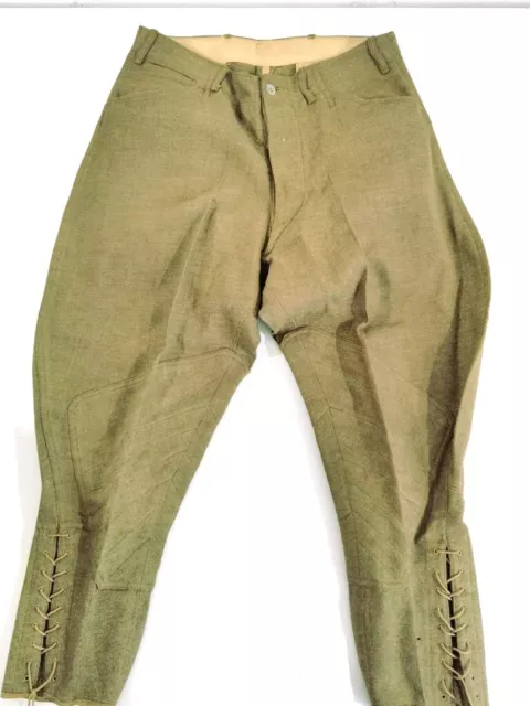 U.S. WWI wool pants "Levy & Schilt New York" Contract 1917 manufacture. Good con