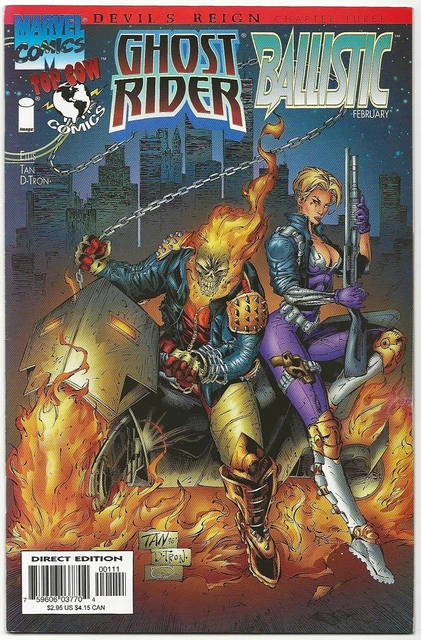 Ghost Rider/Ballistic #1 (1997) NM Comic Devil's Reign Chapter 3/8 Warren Ellis