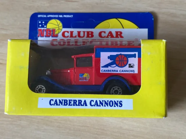 1:64 Ford Model A Van - 1995 NBL Club Car "Canberra Cannons" Matchbox