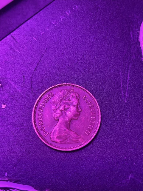 2p new pence 1980 coin rare