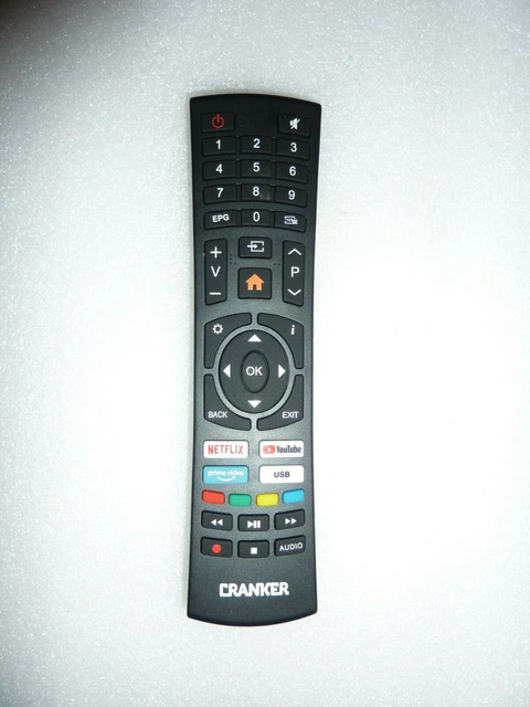 Telecomando Di Ricambio Per TV Cranker Modelli CR-TV32110SG E CR-TV24110SG – Preciso E Sostituisce L'originale 1:1