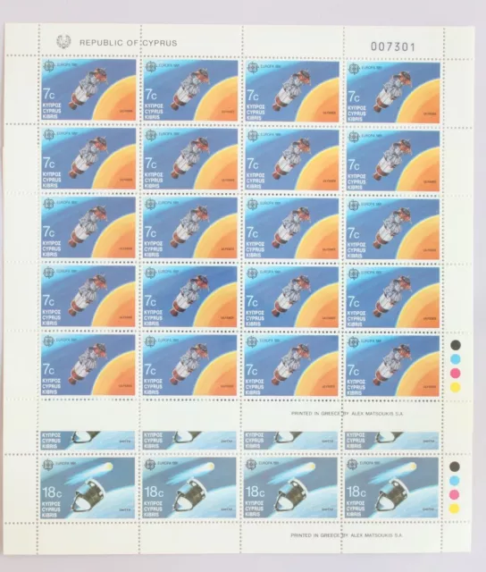 Zypern 771-772 postfrisch als Kleinbogen #FW990