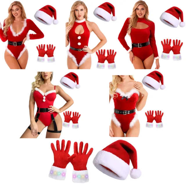 Damen Weihnachtsmann Cosplay Sets Weihnachten Weihnachten Dessous 5 Typen Xmas