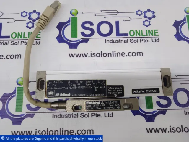 RSF Elektronik MSA 6702 ML 50mm Intervall 20um 058-059355 01004 Linear Encoder