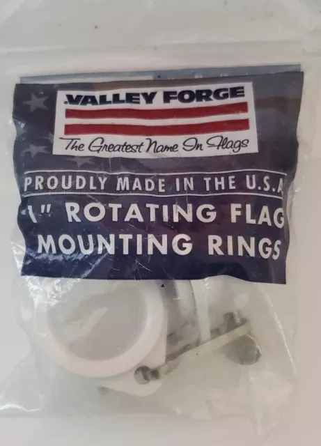 Valley Forge Flag 1" Diameter Rotating Mounting Rings 2-Piece  28219