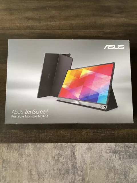 ASUS ZenScreen 15.6” 1080p Portable USB Monitor MB16AC USB-Type C Laptop Screen