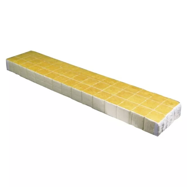 45pc Cultilene RockWool 1.5"x1.5"x1.5" Wrapped Starter Cube/Block $ BAY HYDRO $