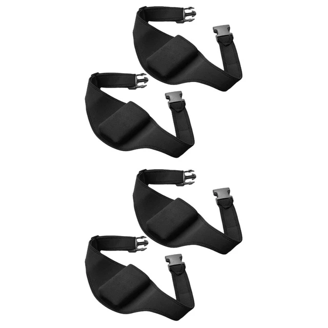 4 Pcs Mic Storage Bag Microphone Carrier Holder Belt Fitness Stand