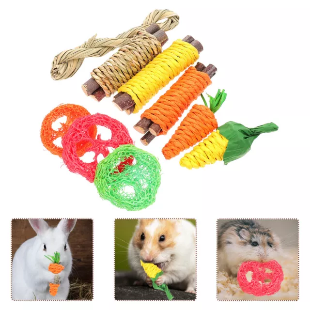 Hölzern Hamster-Spielzeug Kauspielzeug Für Welpen Kleines Welpenspielzeug