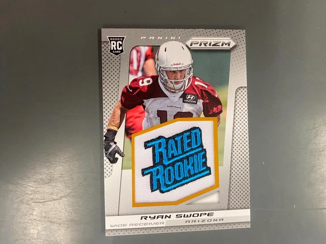Ryan Swope 2013 Prizm Rated Rookie Patch RC Arizona Cardinals C28