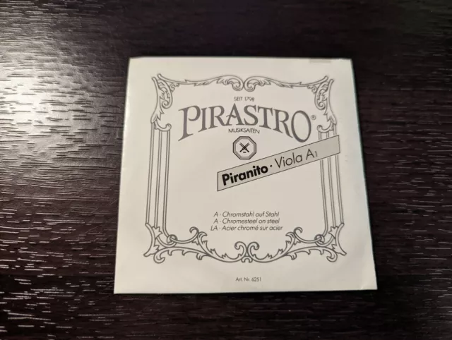 New Old Stock Pirastro Piranito Viola A 1 String Unused See Pics Nice!