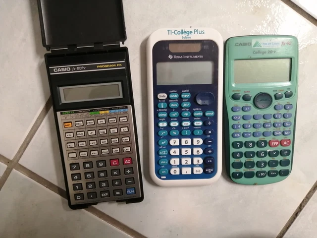 Lot De 3 Calculatrices Vintage Lot De 3 Calculatrices Vintage