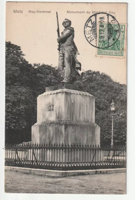 METZ - Moselle - CPA 57 - Monument du Marechal Ney