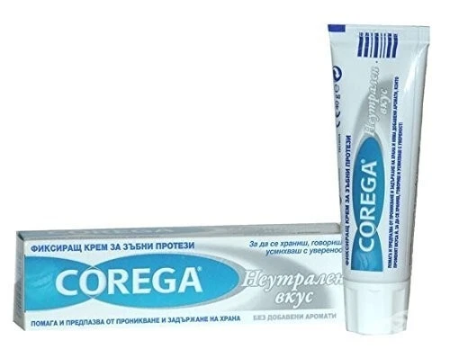 Crema adhesiva dental Corega neutra de Corega