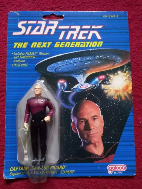 Star Trek The Next Generation Jean-Luc Picard Galoob 1988