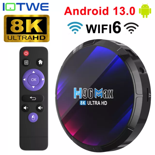 Android 13.0 Smart TV Box 4+128GB 4K HDMI Quad Core HD WIFI Media Stream  Player