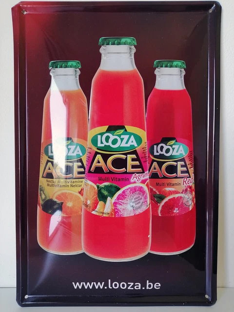 Plaque Publicitaire Métal Bombé Orangina – Calendrier 20x30 Cm – Vintage – Neuf