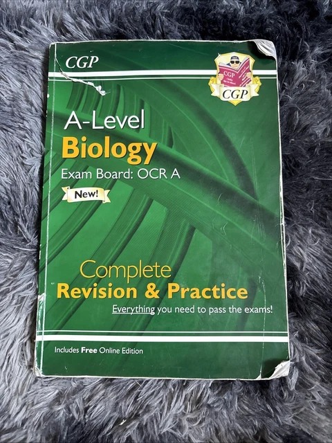 CGP AQA A Level Biology Complete Revision and Practice £5.45 - PicClick UK