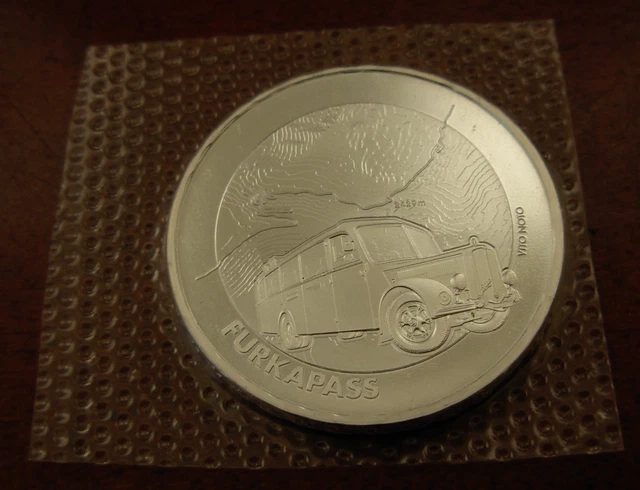 Switzerland 2019 Silver 20 Francs Furkapass Original Mint Sealed BU