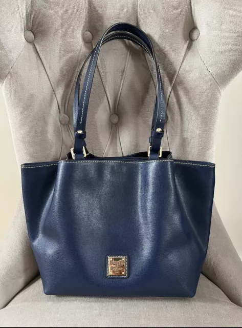 Dooney & bourke pebble sales leather small flynn tote