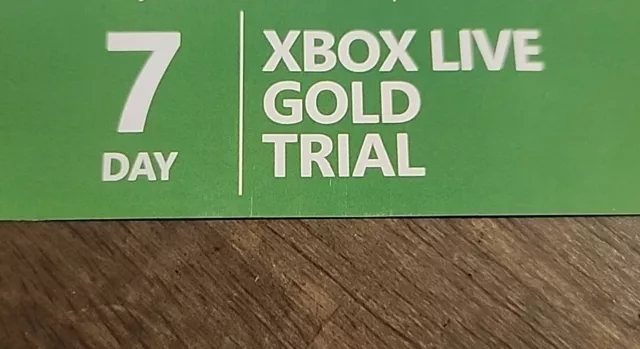 Xbox live deals 7 day trial