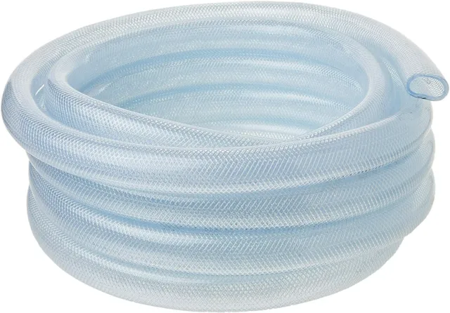 10 Metre Extreme All-weather Heavy Duty Clear PVC Braided Garden Hose 32*3.2mm